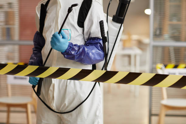 Professional Biohazard Cleanup technician working in Hudson, FL